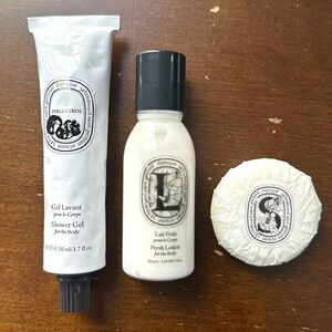 Diptyque Fresh Lotion, Bar Soap, Shower Gel